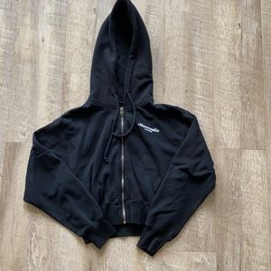 Abercrombie & Fitch SOFT AF cropped hoodie